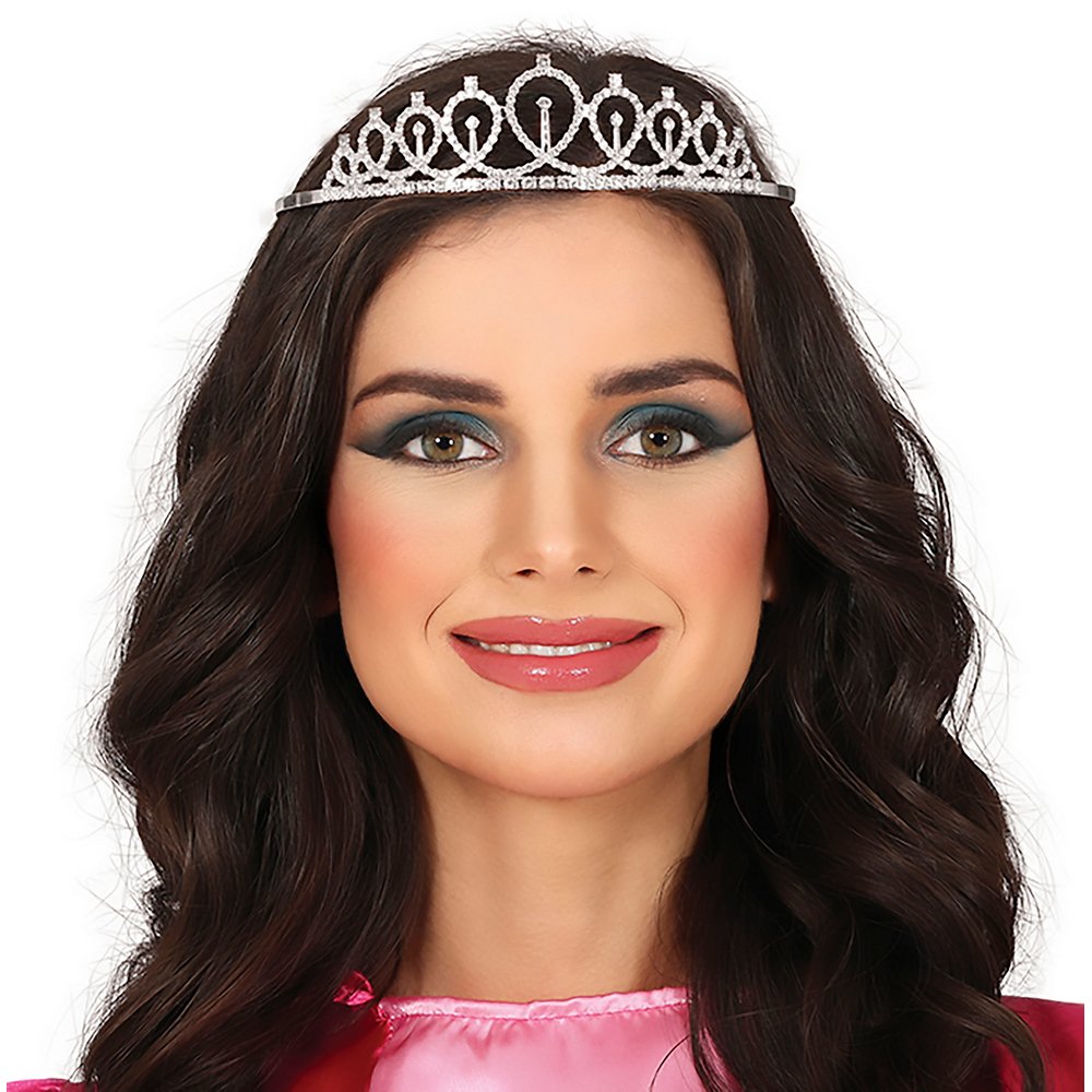 Női Ezüst Fém Hercegnő Tiara