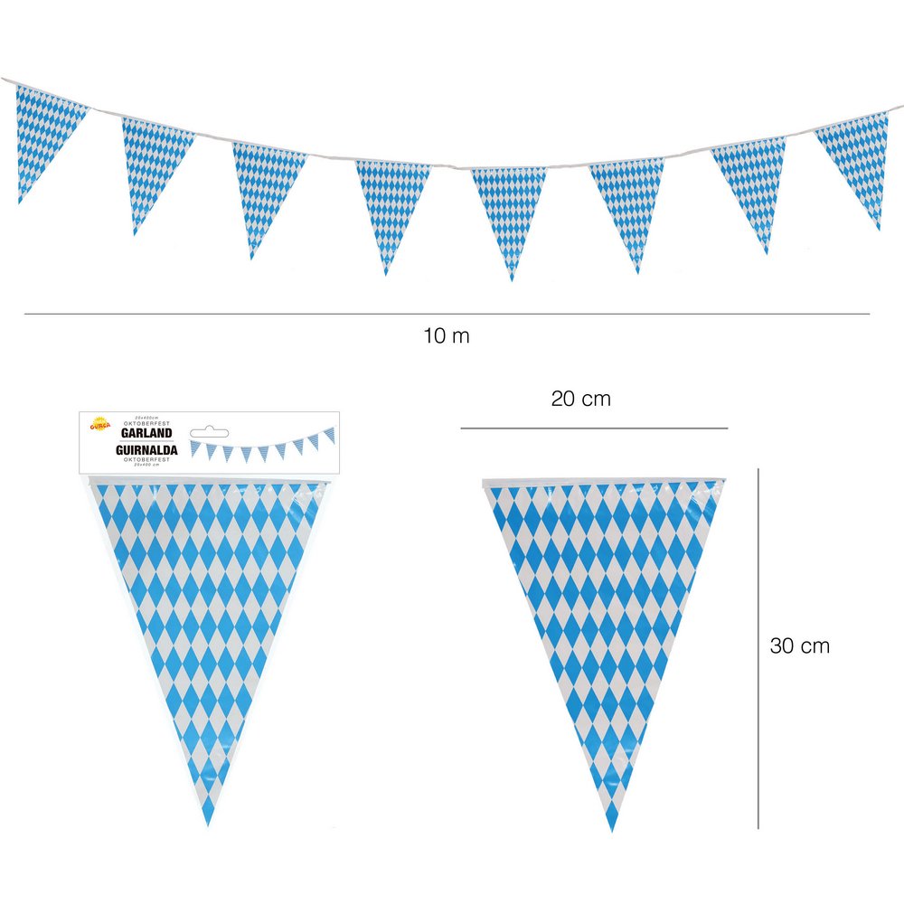 Oktoberfest Zászlófüzér, 10 m