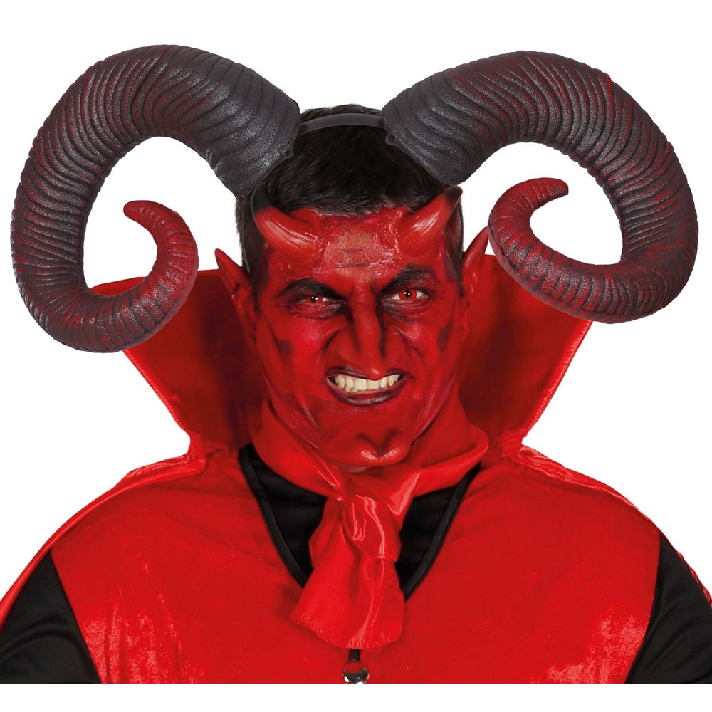 Ördög Szarvak Fejpánt Felnőtteknek Halloweenre