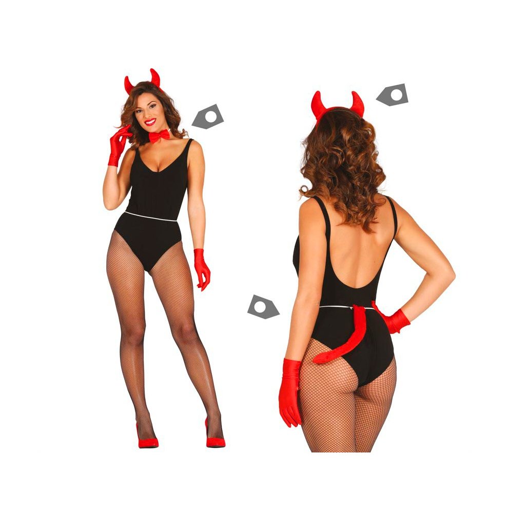 Ördögnő Kiegészítő Szett Nőknek Halloweenre
