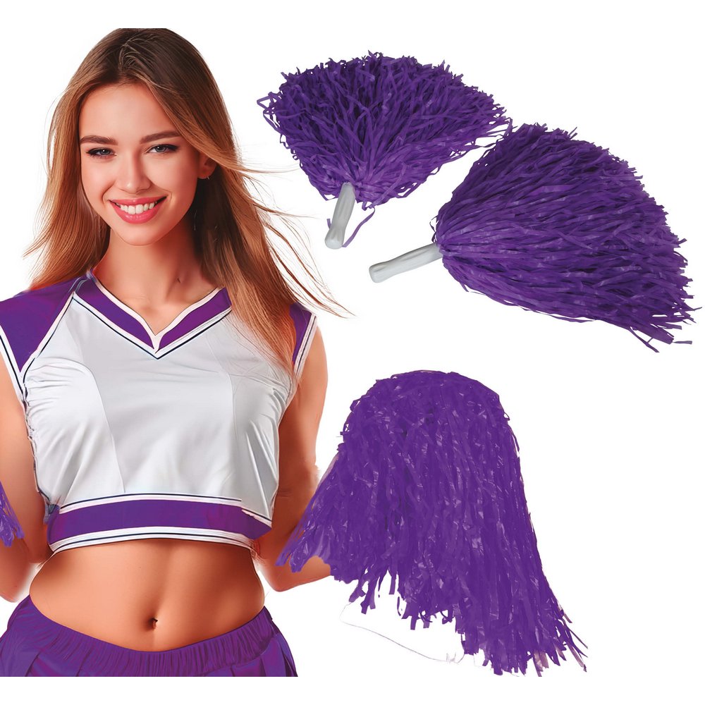 Orgonalila Pompon Szett Női Szurkolóknak, 80 gramm