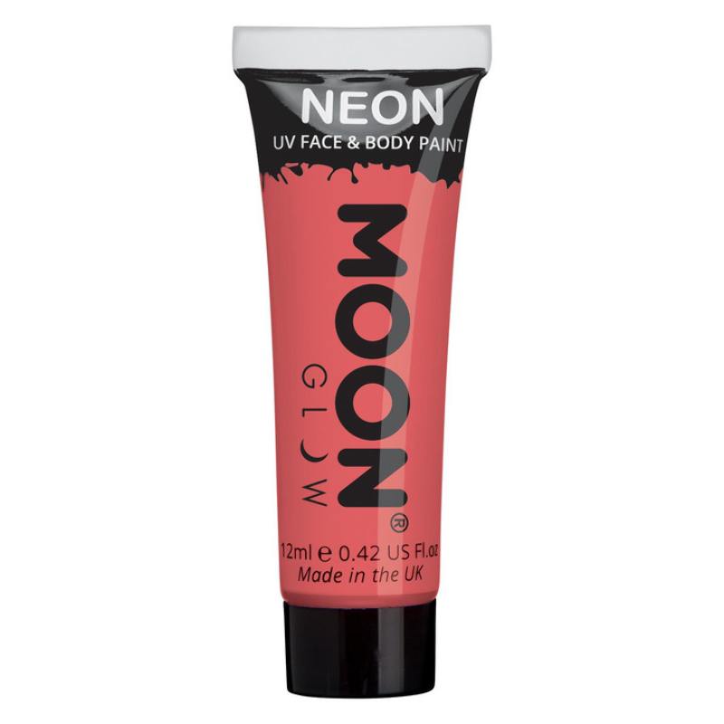 Pasztell Neon Korallszínű UV-s Arc- és Testfesték - 12 ml