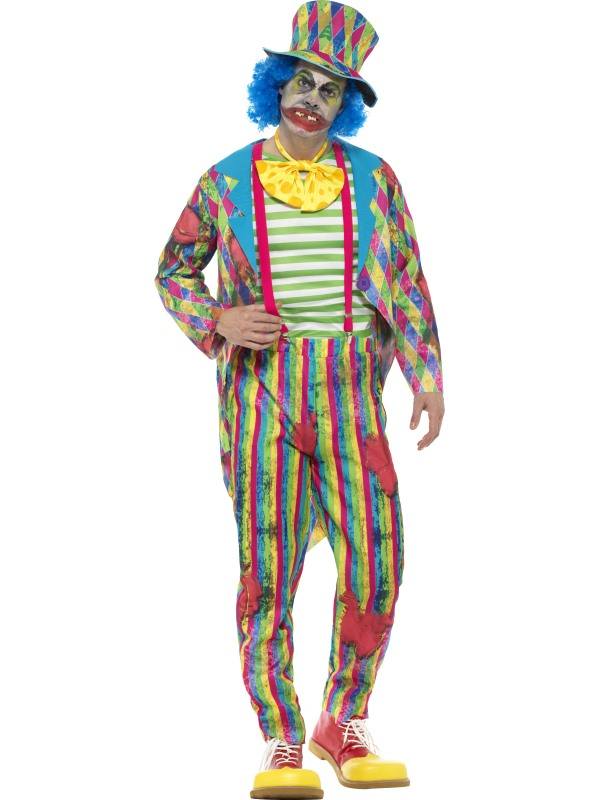 Patchwork Bohóc Férfi Jelmez Halloweenre ? L