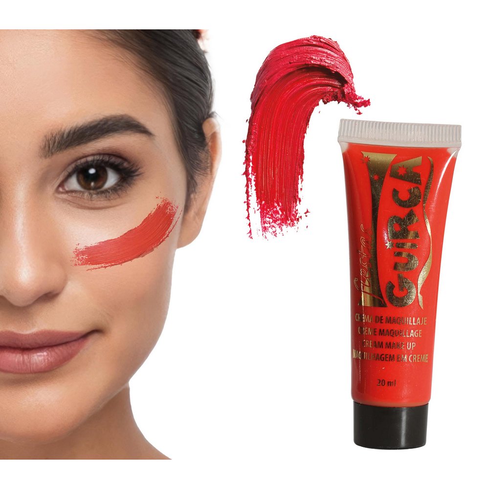 Piros Krém Smink Halloweenre, 20 ml