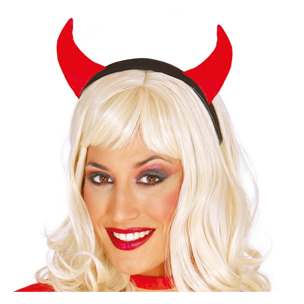 Piros Ördög Fejpánt Felnőtteknek Halloweenre