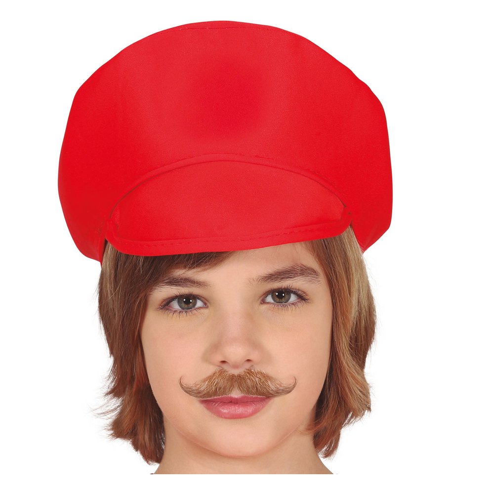 Piros Vízvezetékszerelő Sapka Gyerekeknek