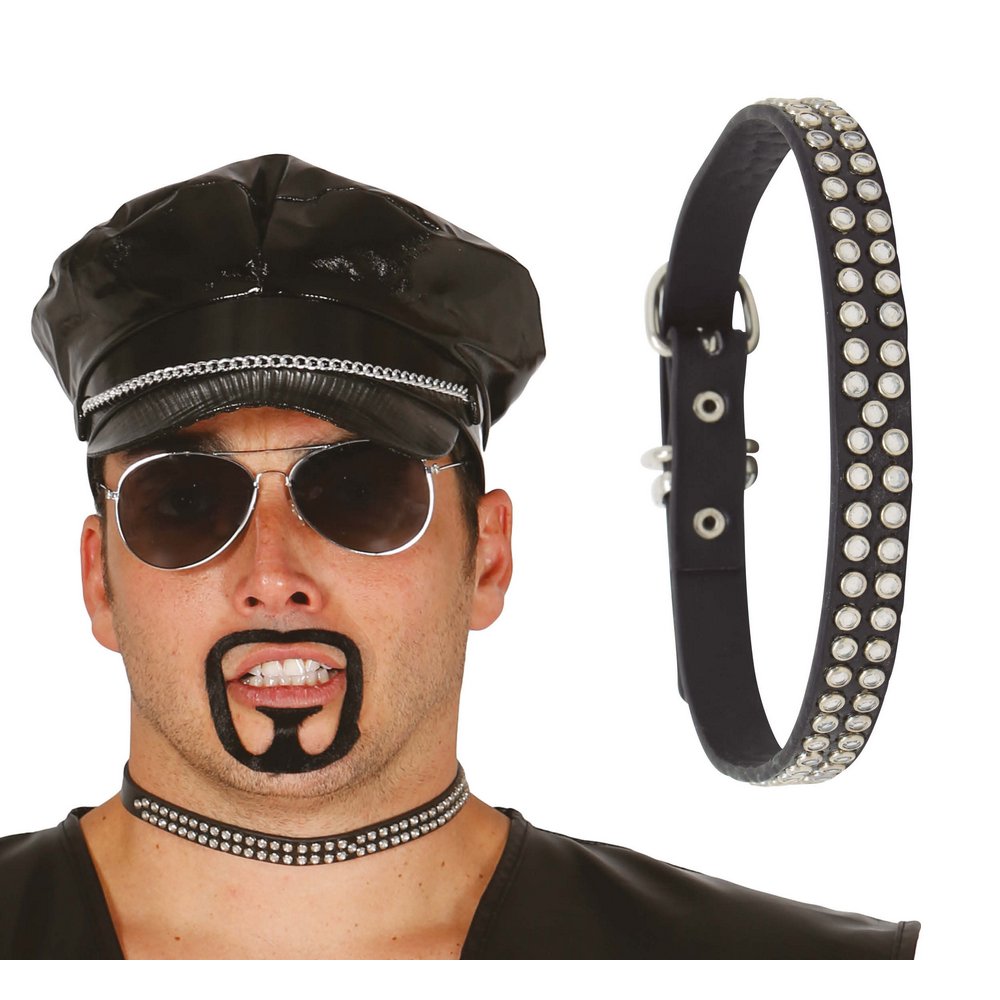 Punk Stílusú Strasszos Nyaklánc Felnőtteknek