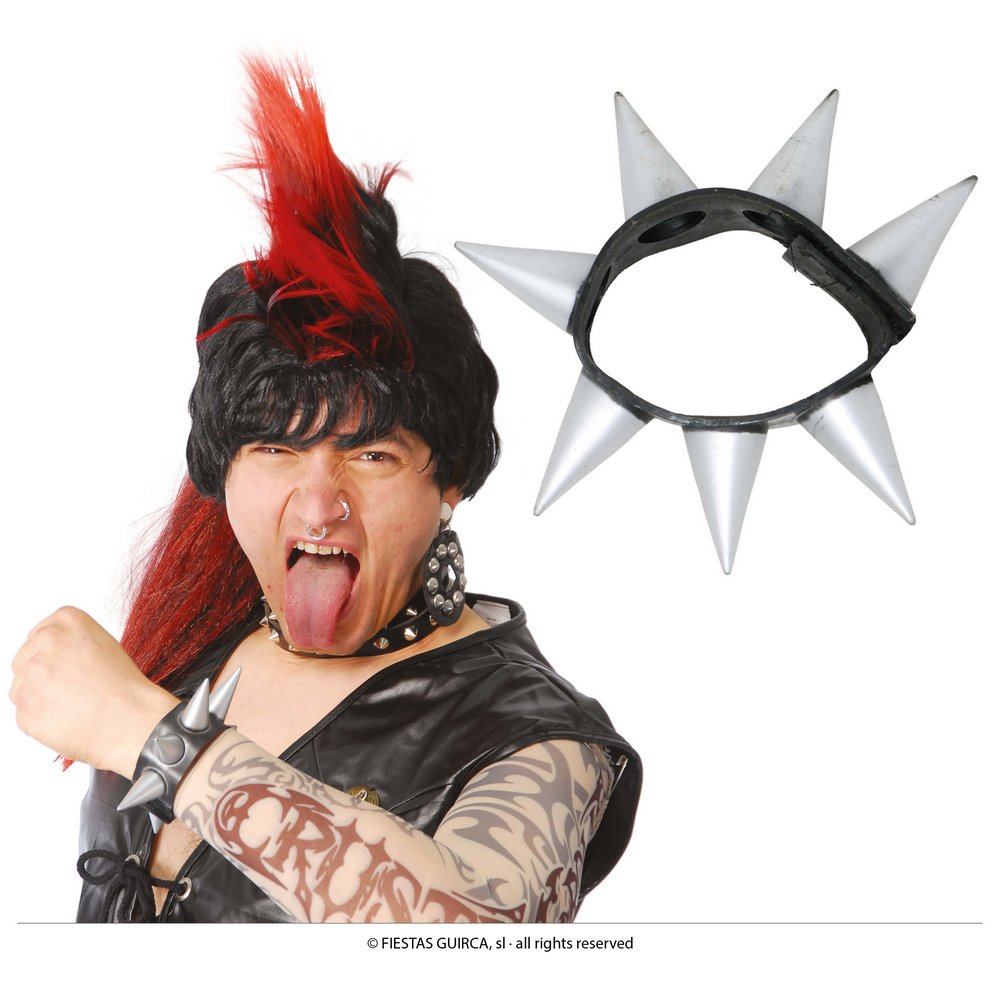 Punk Tüskés Karkötő Felnőtteknek