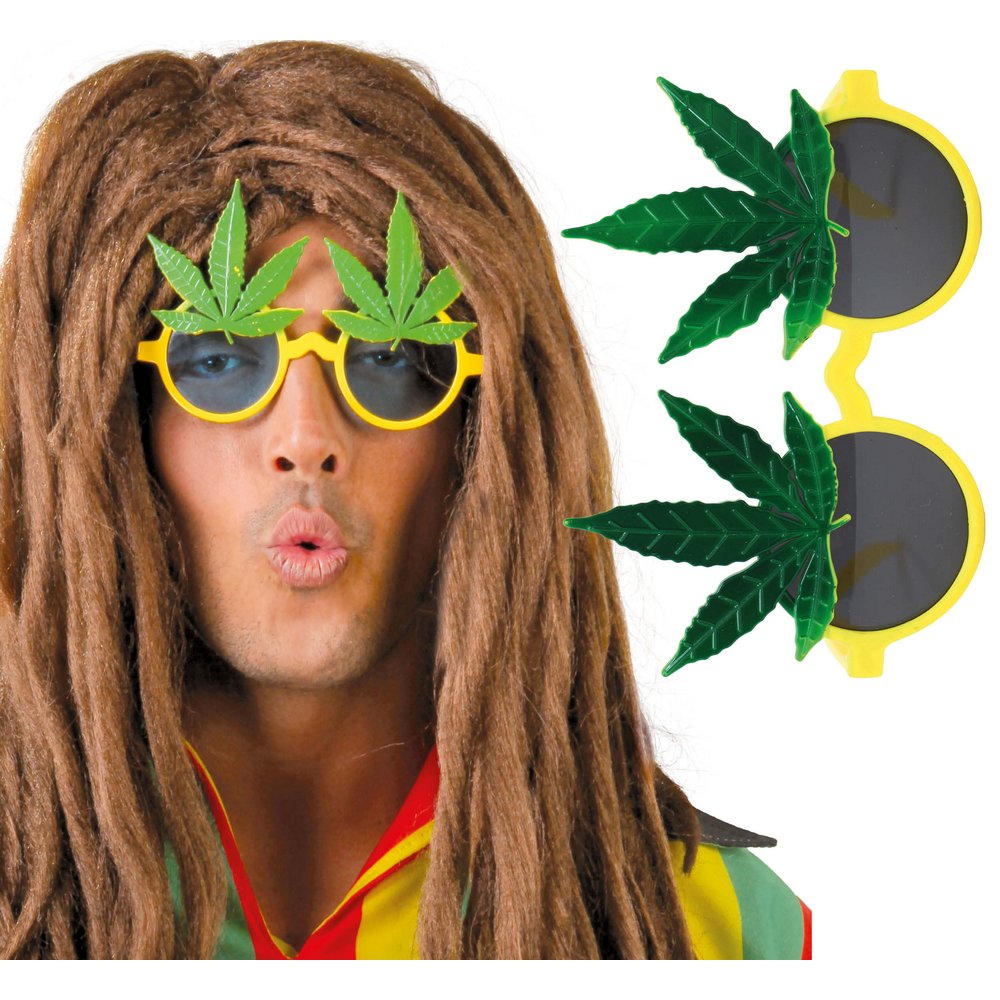 Rasta Fűlevél Parti Napszemüveg Legénybúcsúra