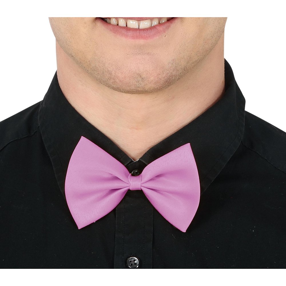Rózsaszín Csokornyakkendő Férfiaknak, 11 cm
