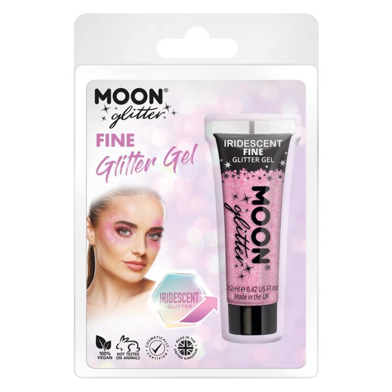Rózsaszín Irizáló Csillám Zselé Csomagolásban - 12 ml