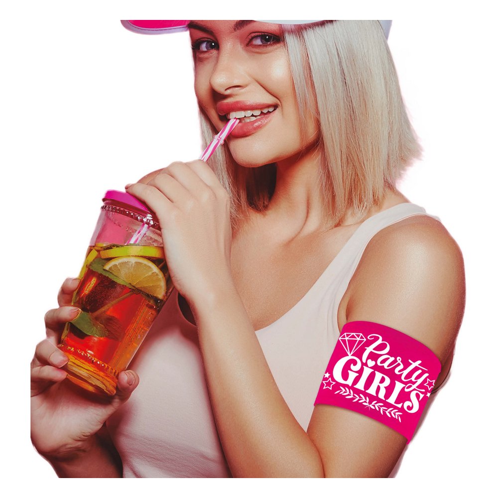Rózsaszín Party Girls Karpánt Lánybúcsúra