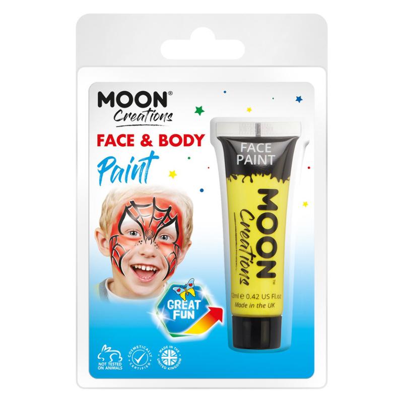 Sárga Arc- és Testfesték Csomagolásban - 12 ml