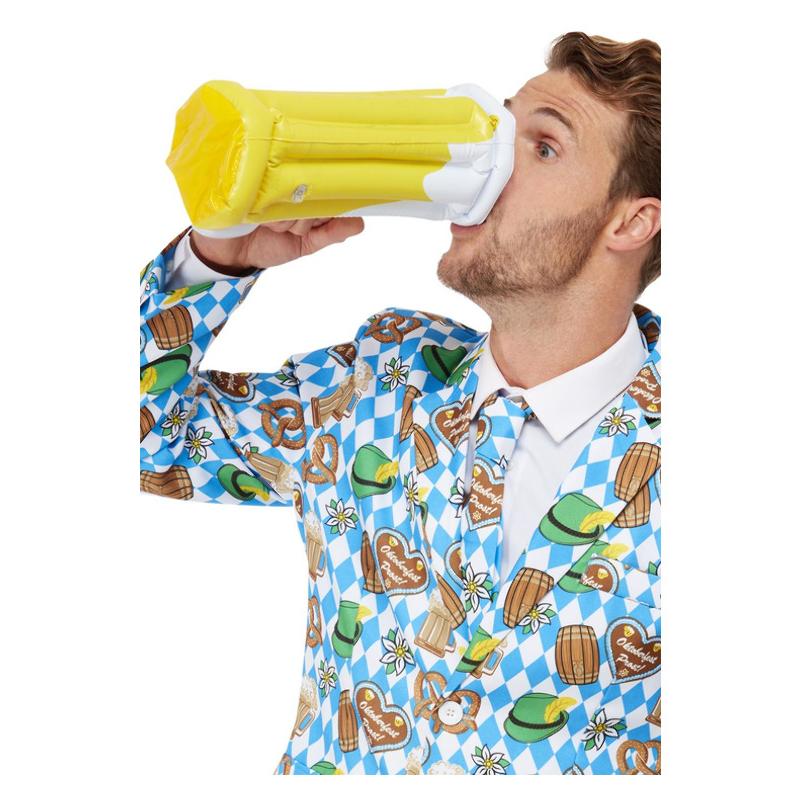 Sárga Felfújható Sörös Korsó - 28 cm
