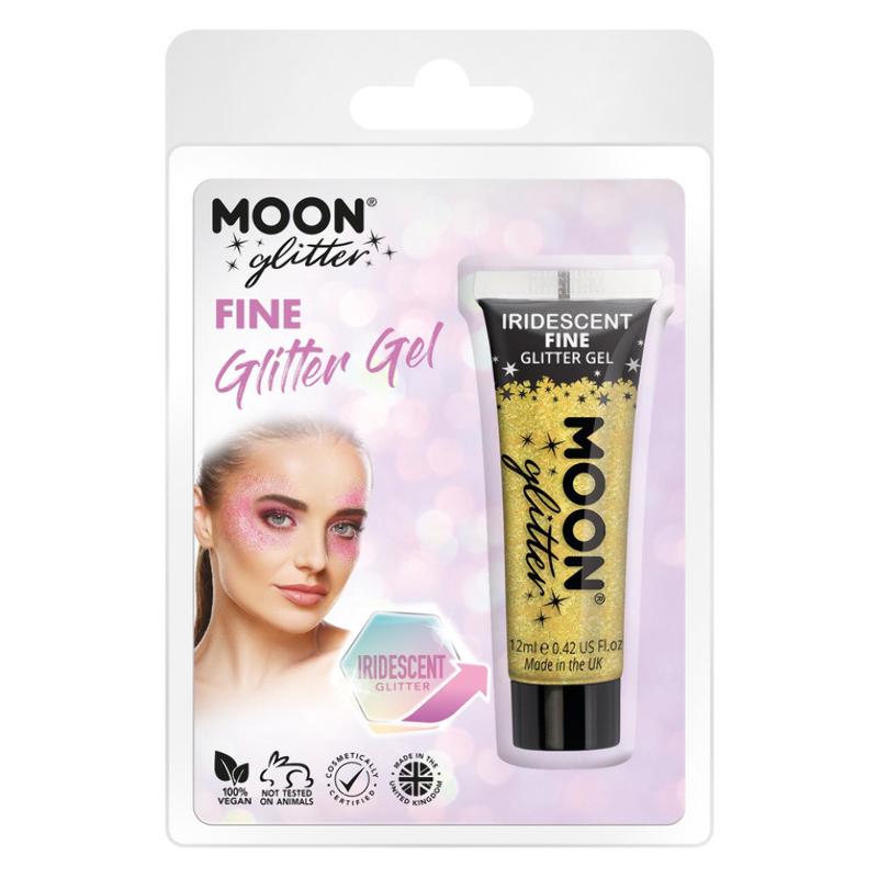 Sárga Irizáló Csillámzselé - 12 ml