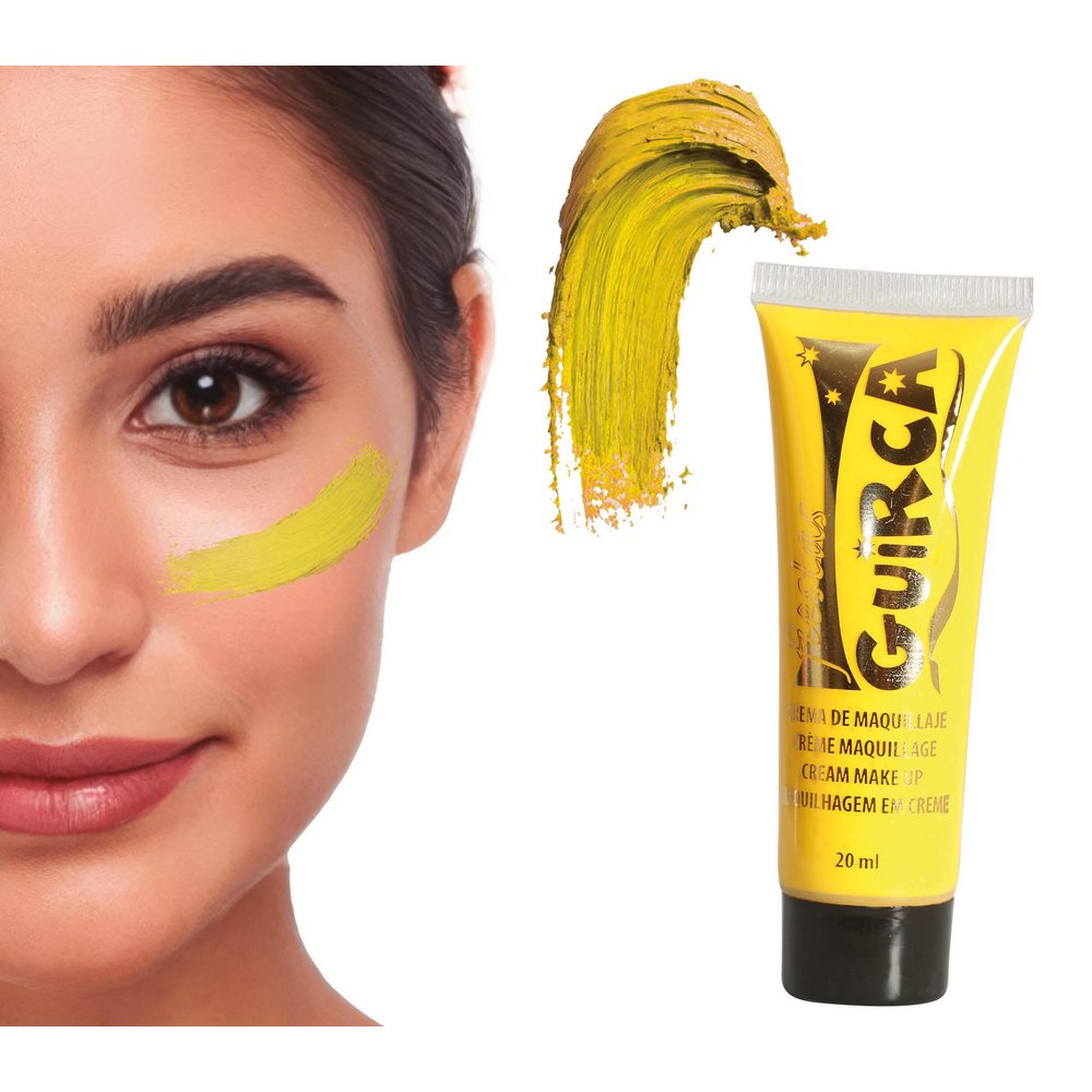 Sárga Krém Smink Halloweenre, 20 ml