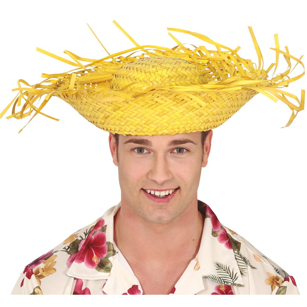 Sárga Szalma Kalap Hawaii Partira