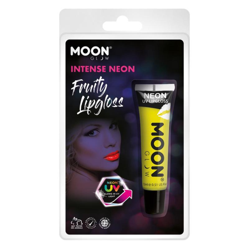 Sárga UV Neon Gyümölcsös Szájfény - Banán - 15 ml
