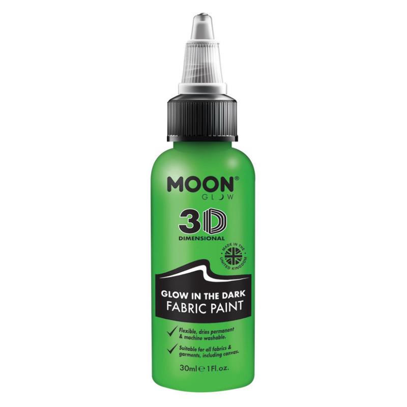 Sötétben Világító Zöld Szövetfesték - 30 ml