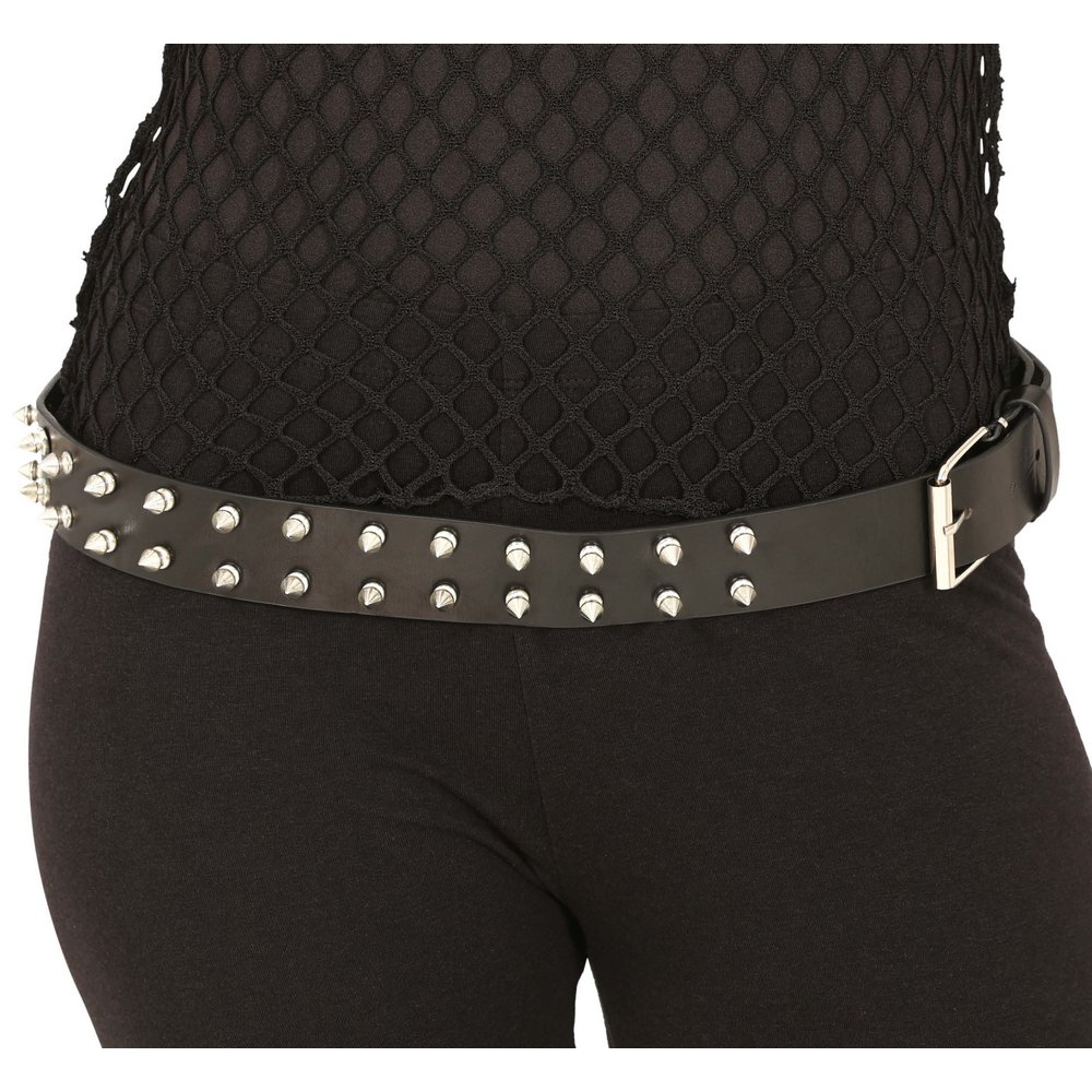 Szegecses Rocker Öv Felnőtteknek, 130 cm
