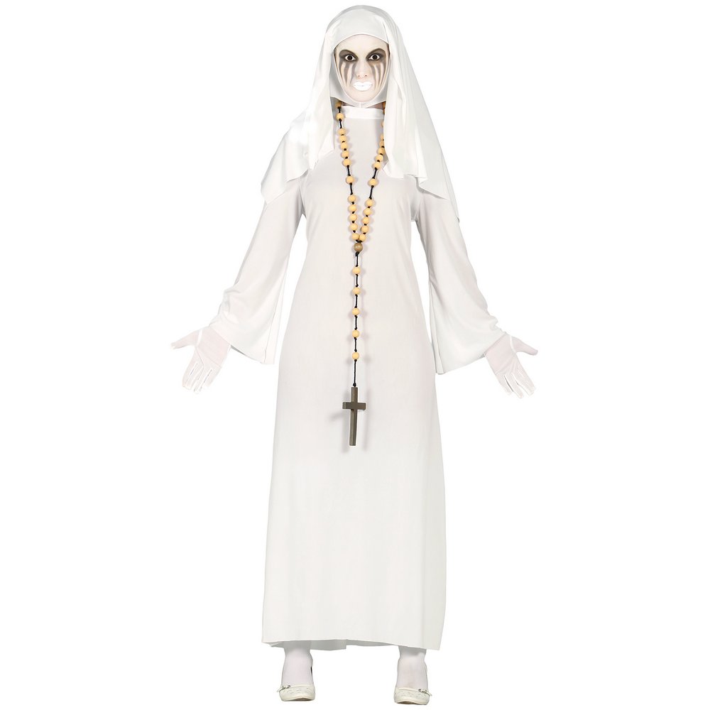 Szellem Apáca Női Jelmez Halloweenre