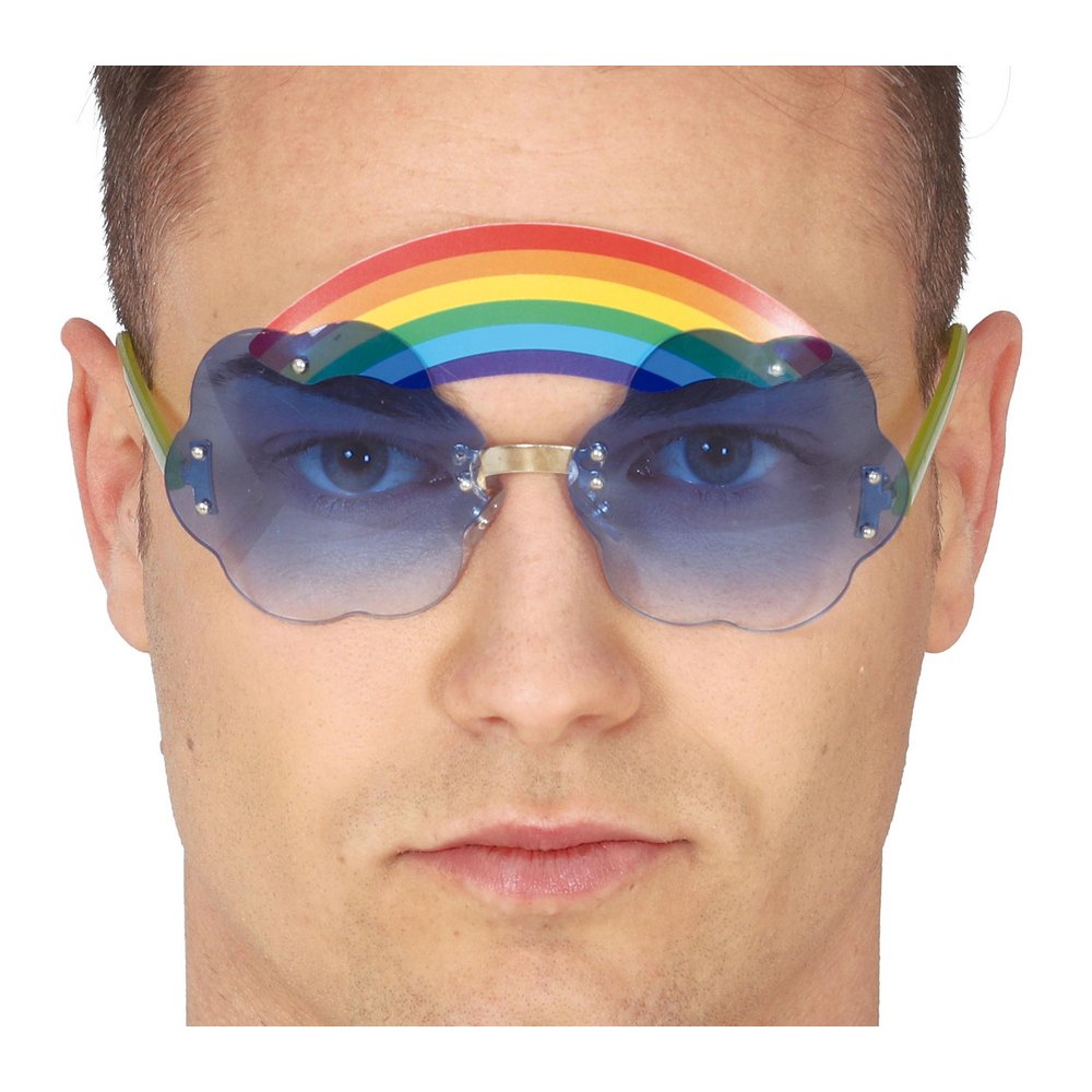 Szivárványos Szemüveg Felnőtt Unisex Partikra