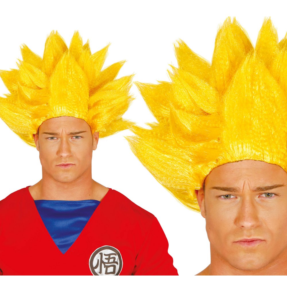 Szuper Saiyan Harcos Férfi Paróka