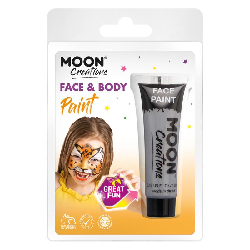 Szürke Arc- és Testfesték Csomagolásban - 12 ml
