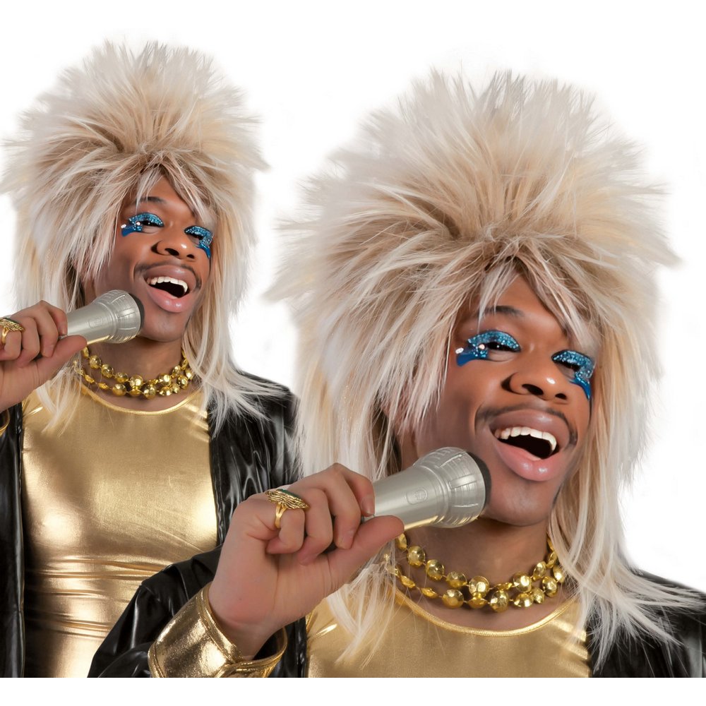 Tina Turner Stílusú Szőke Rock Paróka Férfiaknak