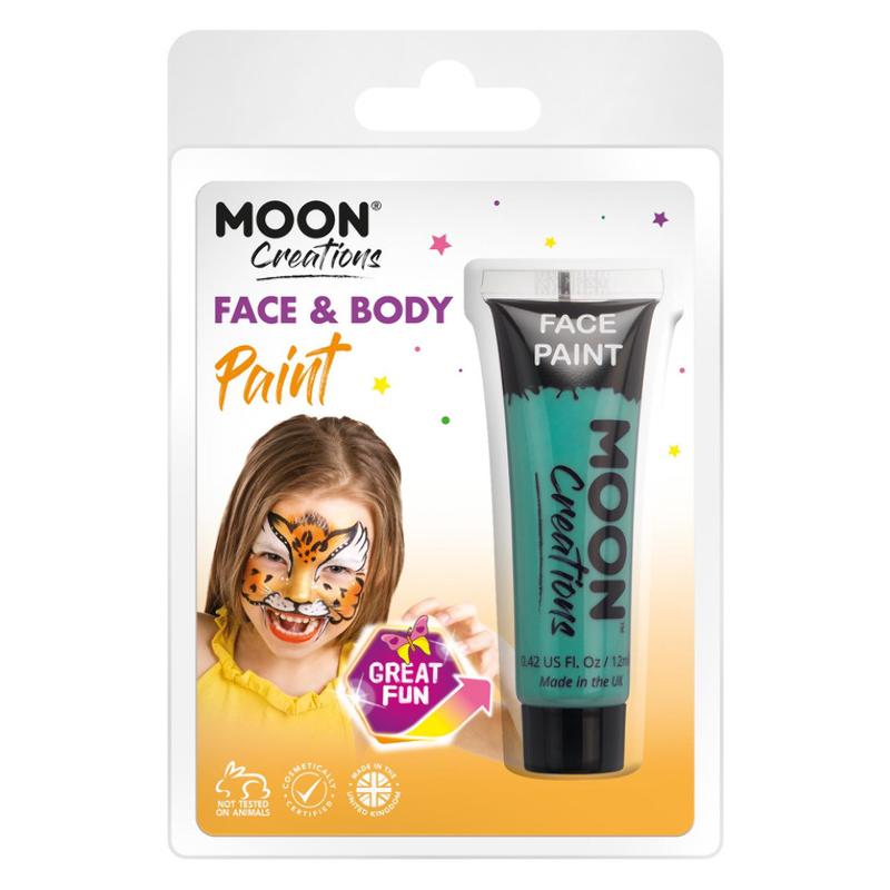 Türkizkék Arc- és Testfesték Csomagolásban - 12 ml