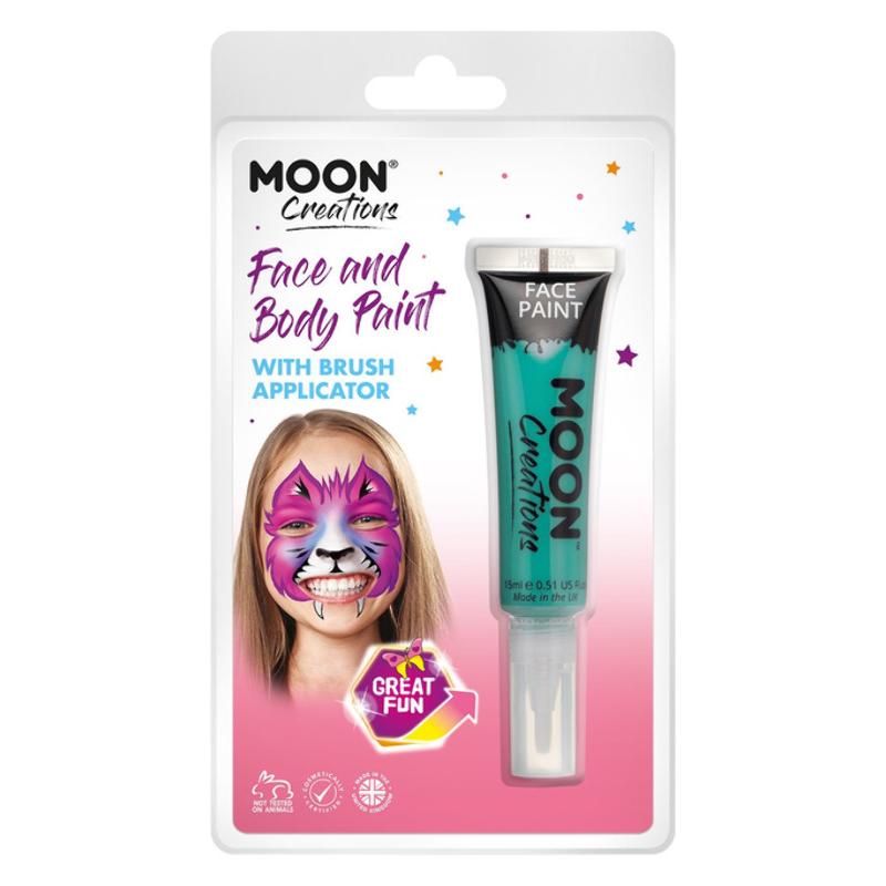 Türkizkék Arc- és Testfesték Csomagolásban - 15 ml
