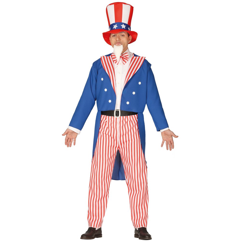 Uncle Sam Férfi Jelmez Szett