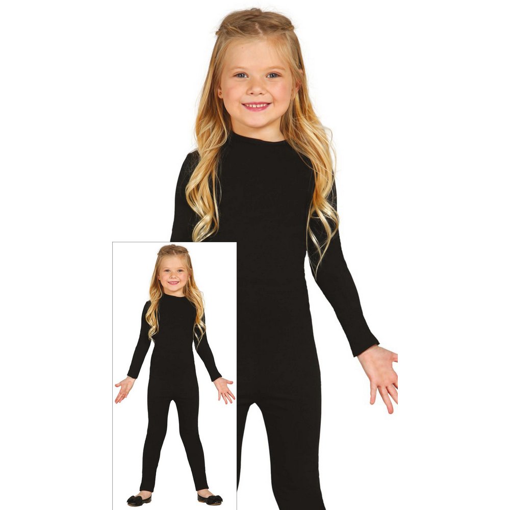 Unisex Fekete Body Jelmez Gyerekeknek