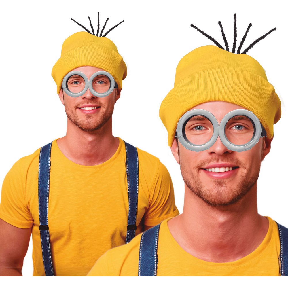 Unisex Minion Kalap és Szemüveg Szett Felnőtteknek
