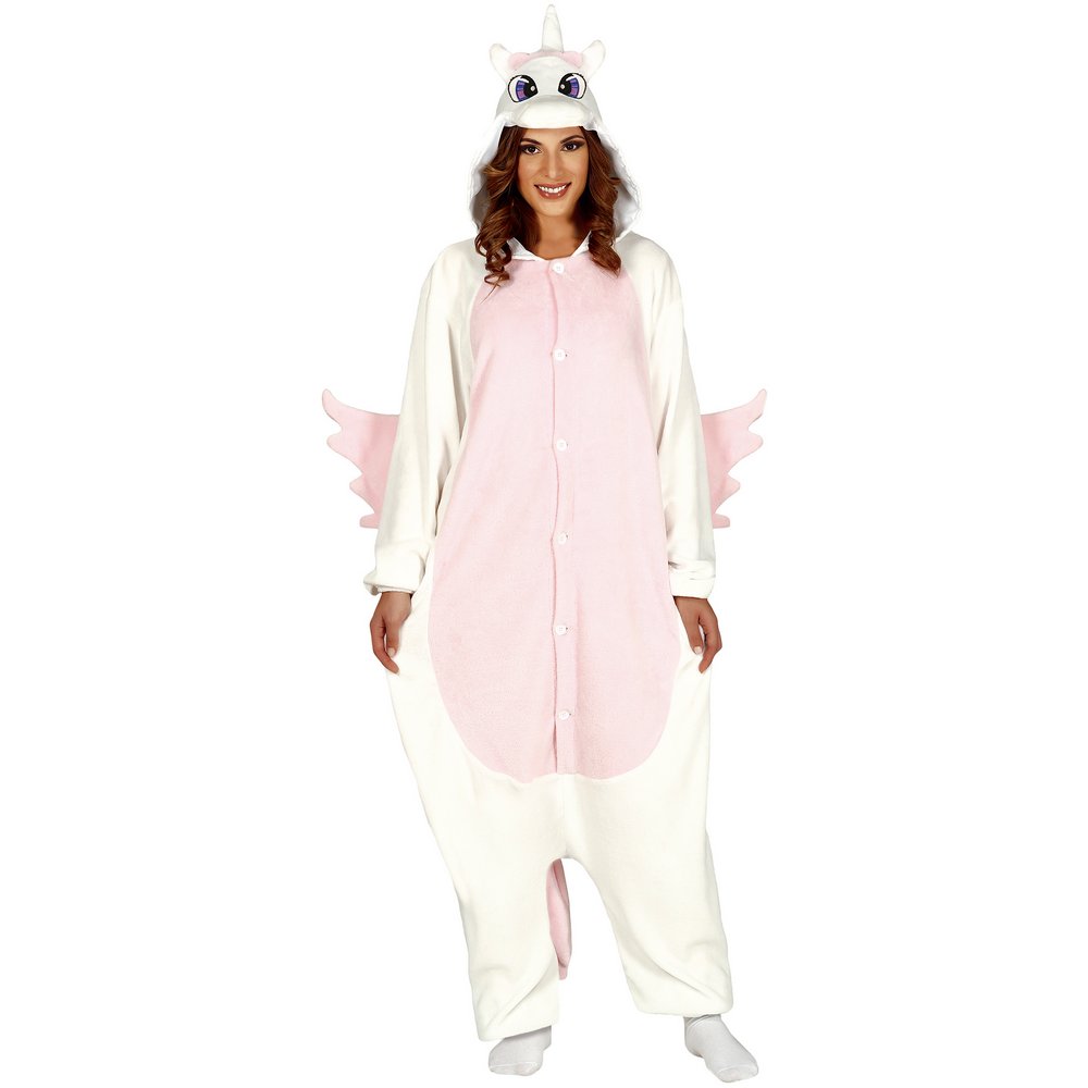 Unisex Rózsaszín Egyszarvú Kigurumi Jelmez Felnőtteknek