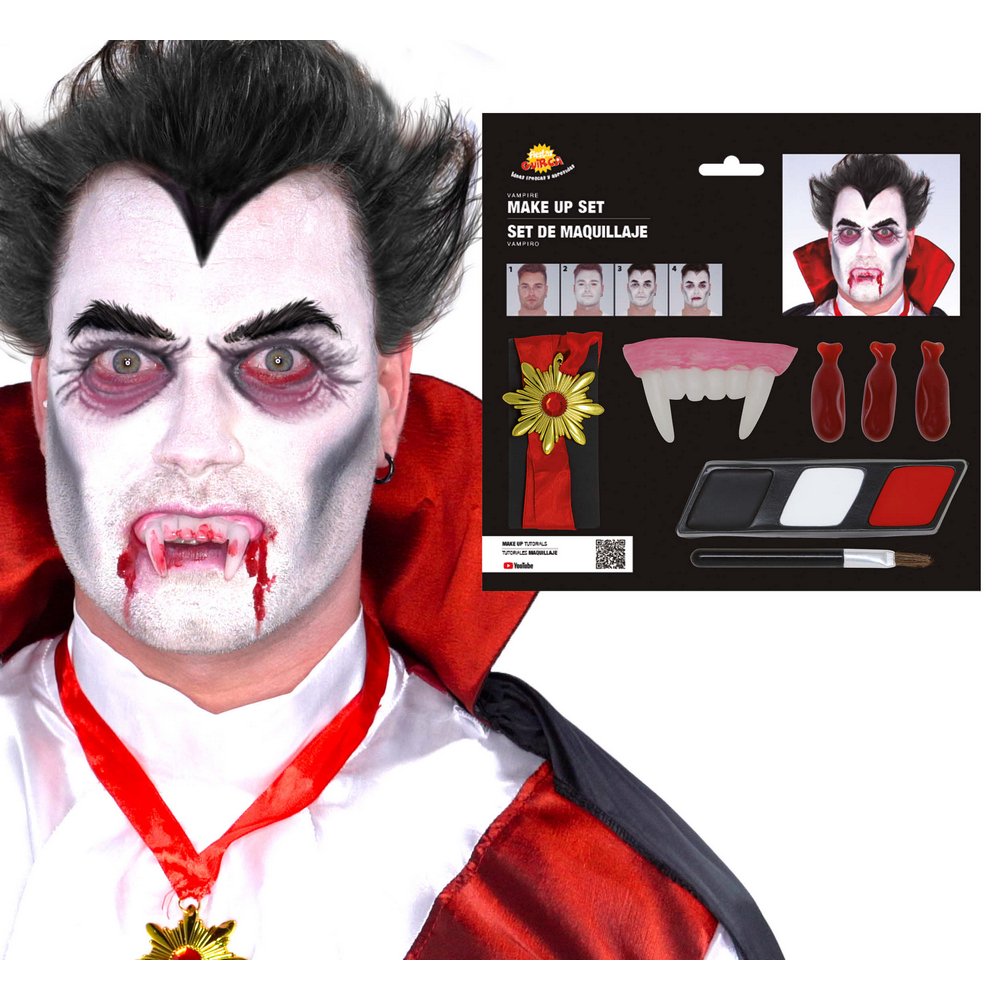 Vámpír Smink Szett Halloweenre