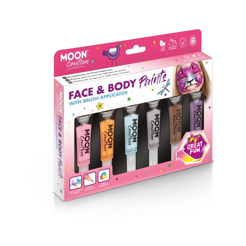 Vegyes Arc- és Testfesték - 6 db-os, 15 ml