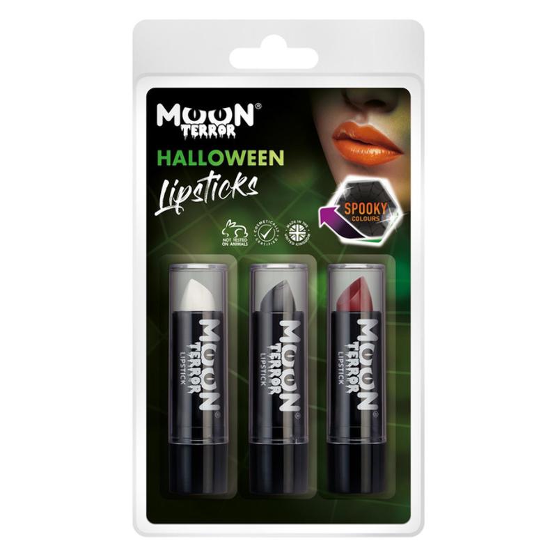 Vegyes Körömlakk Halloweenre - Fehér, Fekete, Piros - 3 db-os, 14 ml