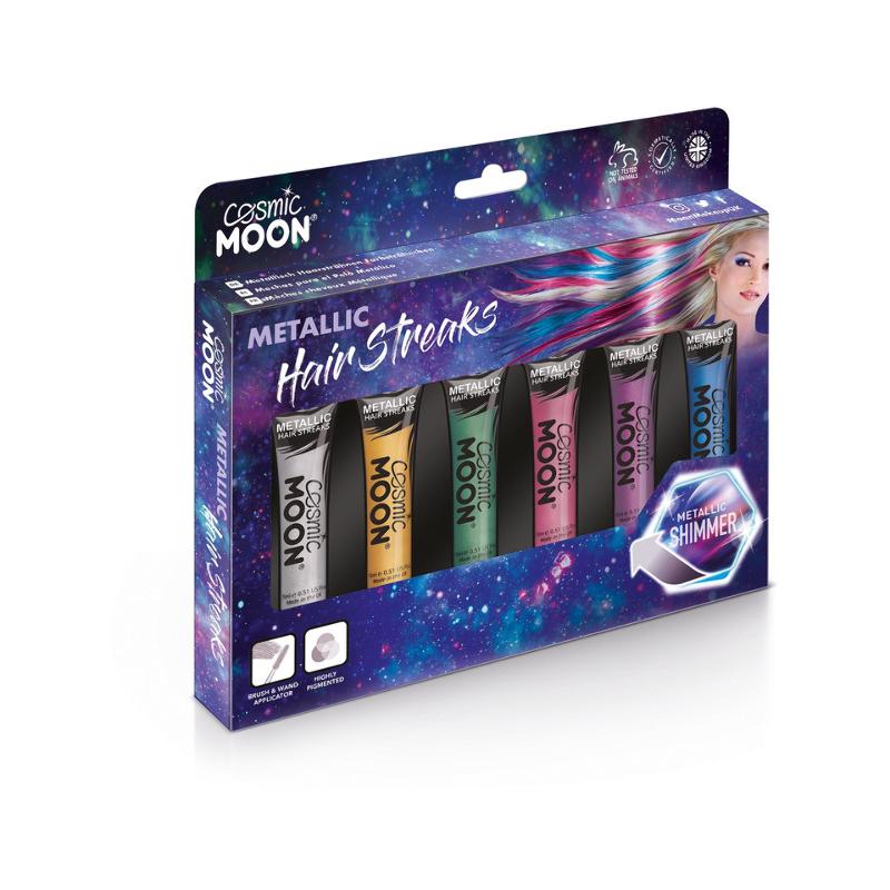 Vegyes Metálfényű Hajszínező Festék - 6 db-os, 15 ml