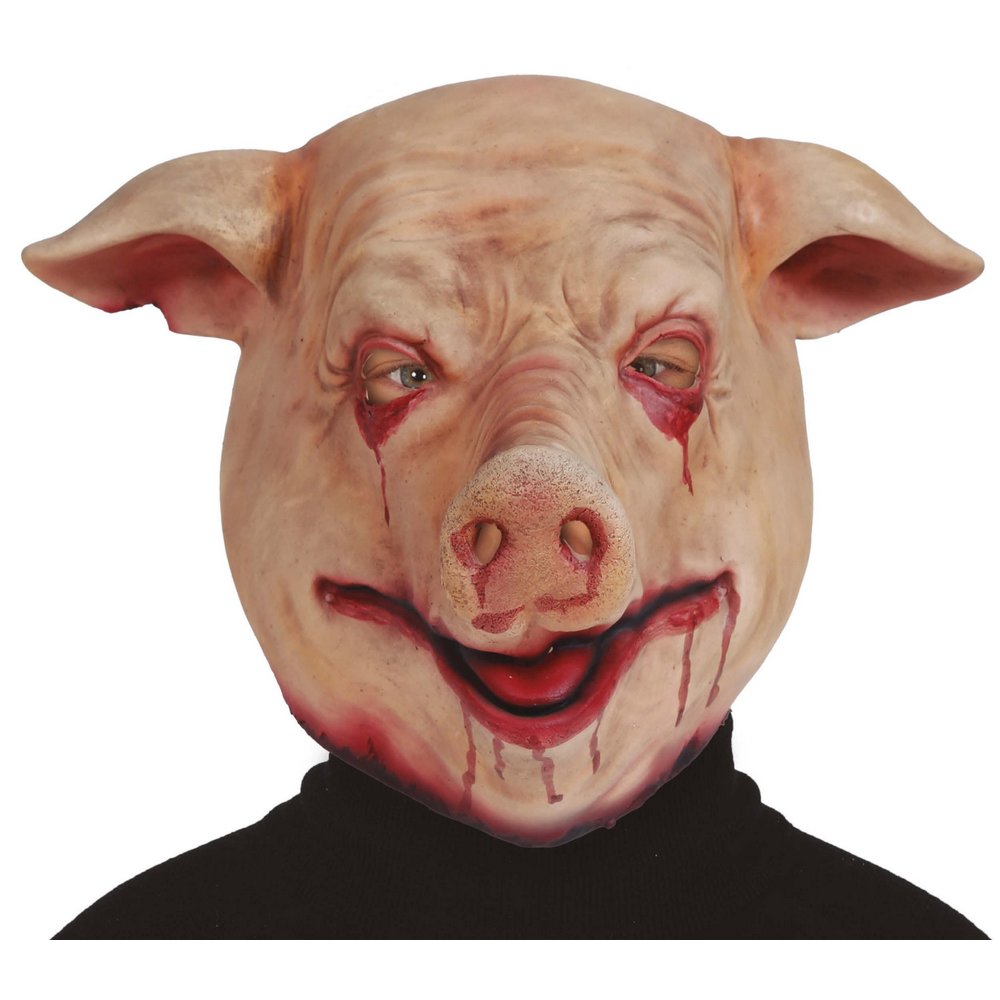 Véres Disznó Maszk Halloweenre