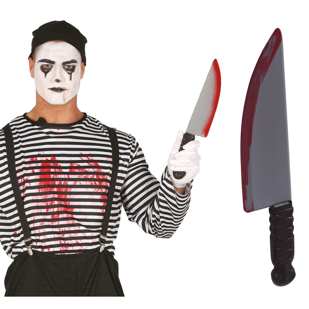 Véres Kés Kiegészítő Halloweenre, 37 cm