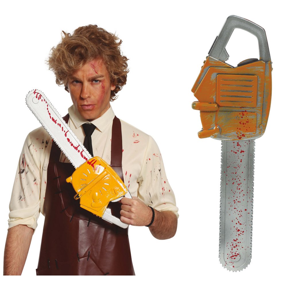 Véres Láncfűrész Kiegészítő Halloweenre, 54 cm