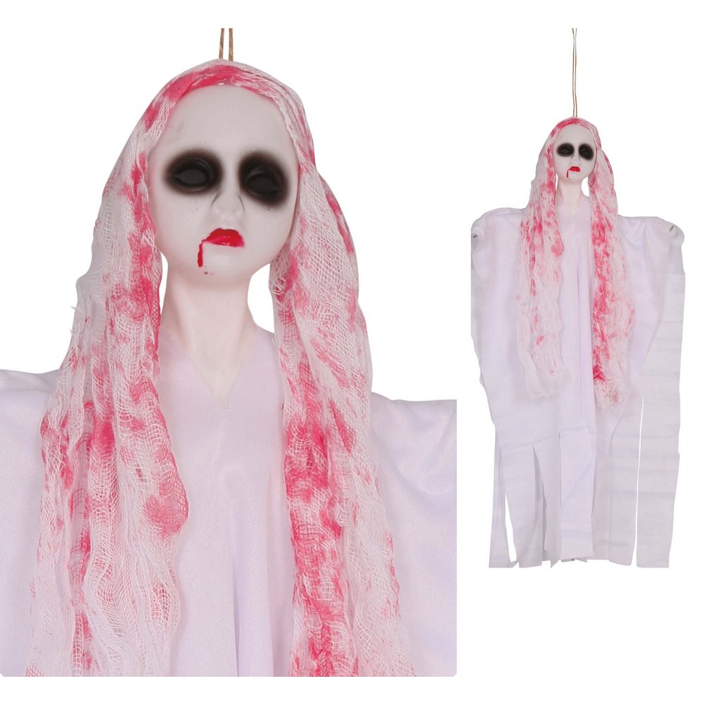 Véres Lógó Szellem Dekoráció Halloweenre, 50 cm