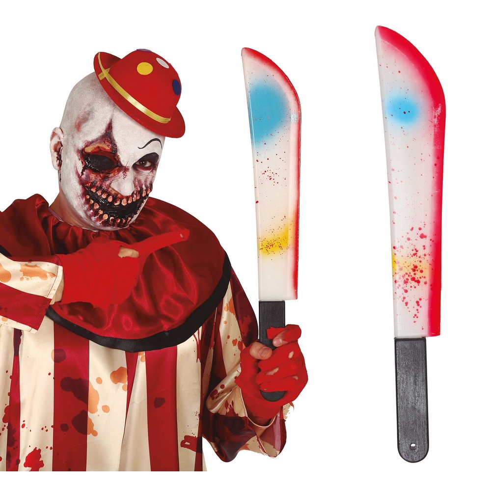 Véres Machete Kiegészítő Halloweenre, 54 cm
