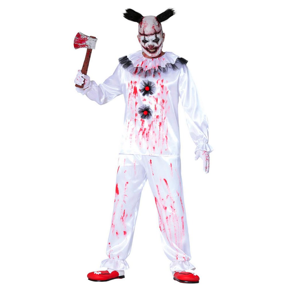 Véres Szellem Bohóc Férfi Jelmez Halloweenre