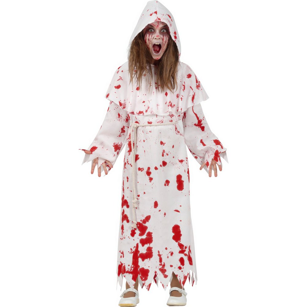 Véres Szerzetes Jelmez Gyerekeknek Halloweenre, 7 - 9 Év