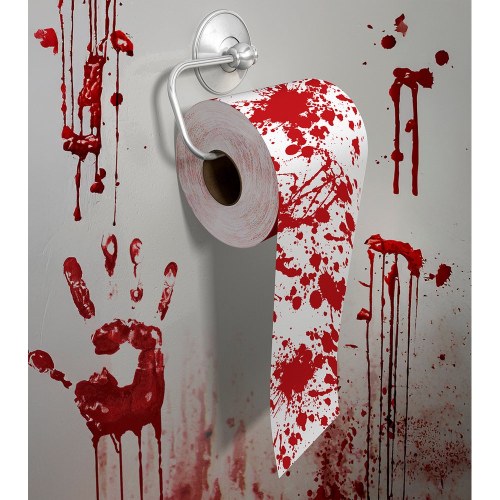 Véres WC Papír Halloweenre, Kétrétegű, 30 m