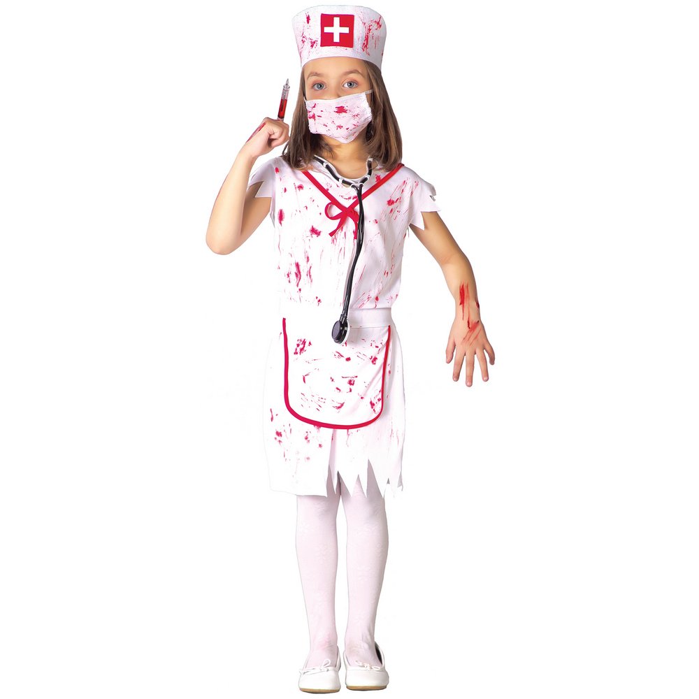 Véres Zombi Nővér Lány Jelmez Halloweenre
