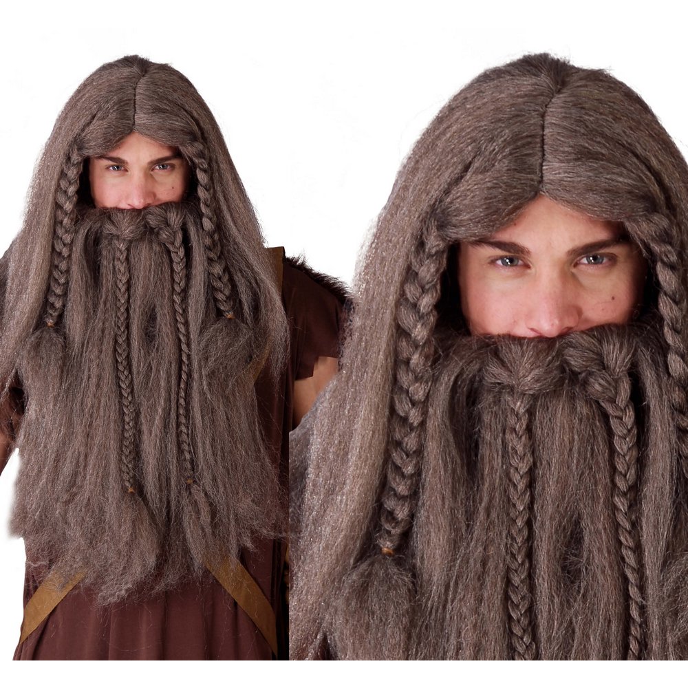 Viking Férfi Paróka és Szakáll Szett