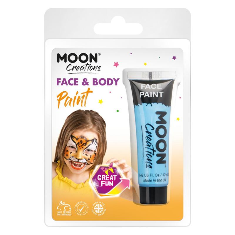 Világoskék Arc- és Testfesték Csomagolásban - 12 ml